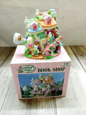 Book Shop Cottontale Cottages Easter Village Porcelain Painted House
